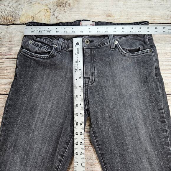 Vintage BDG Jeans Black Size 30x24 Slim Fit Denim 100% Cotton Made In USA - Picture 3 of 8